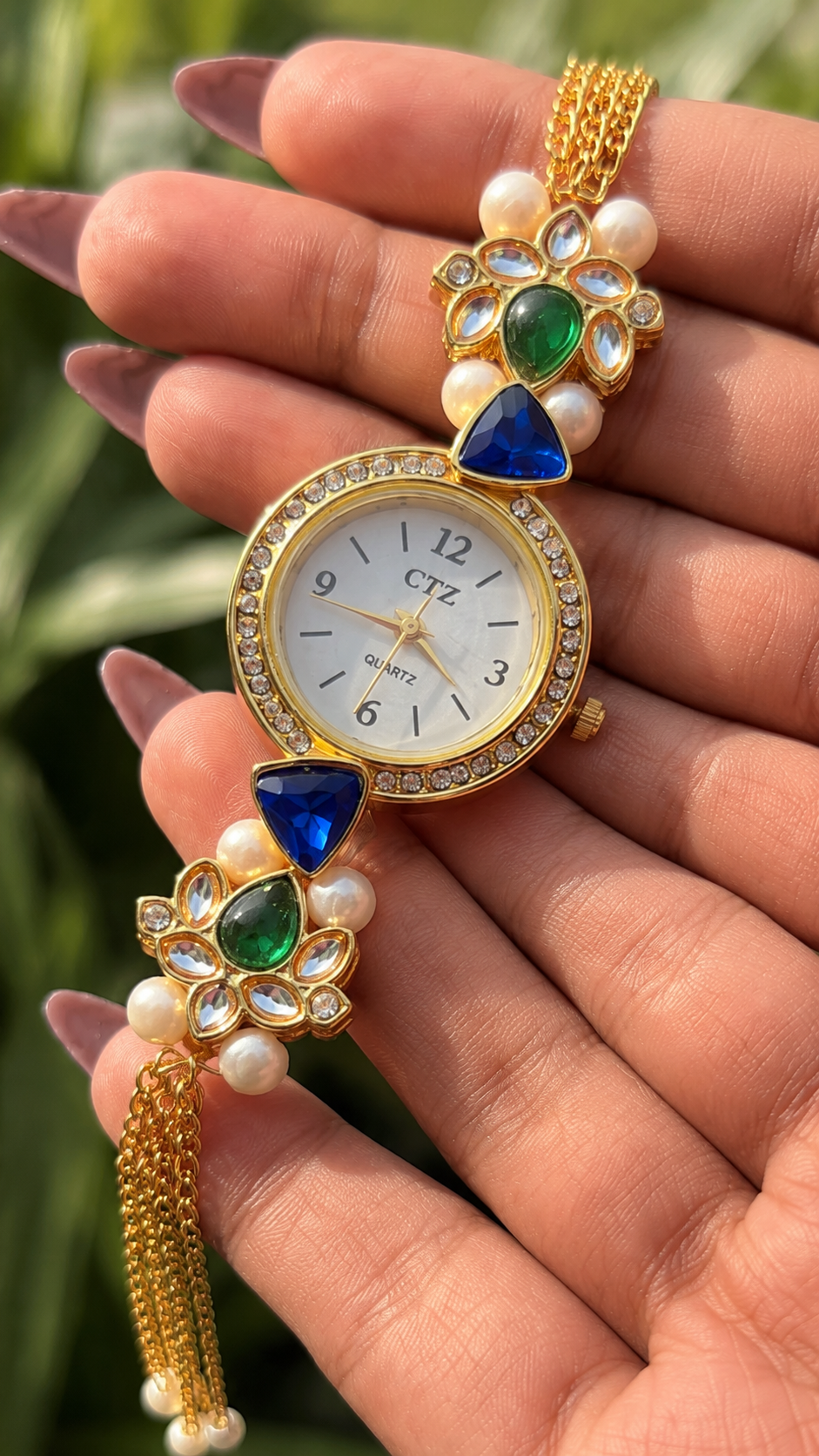 gemstone watch for women