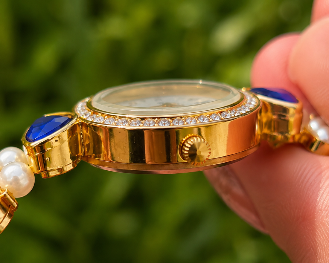 premium gemstone watch women