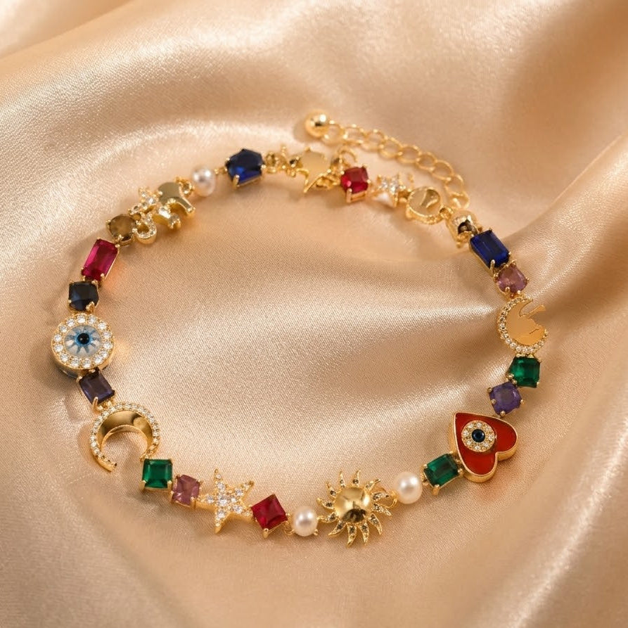 evil eye charm bracelet