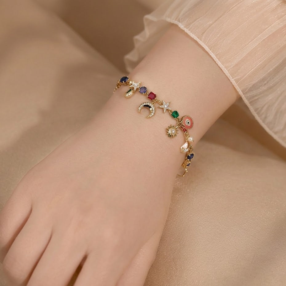 aesthetic charm bracelet