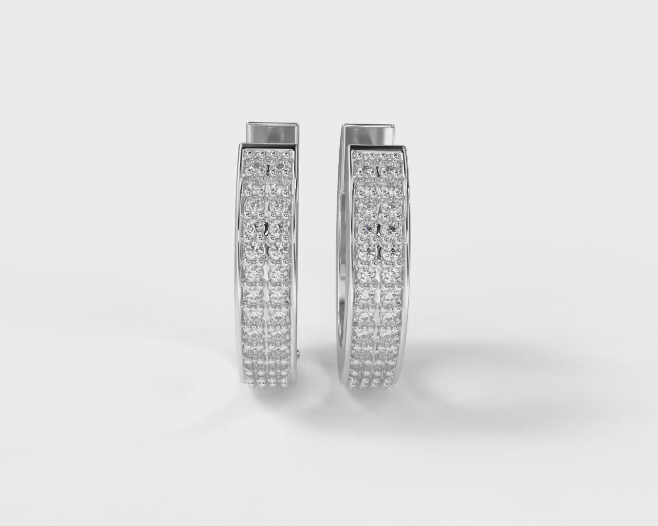 Elegant Round Hoop Earrings