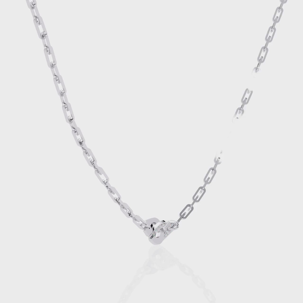 Hand Cuff Chic Necklace | 925 Sterling Silver