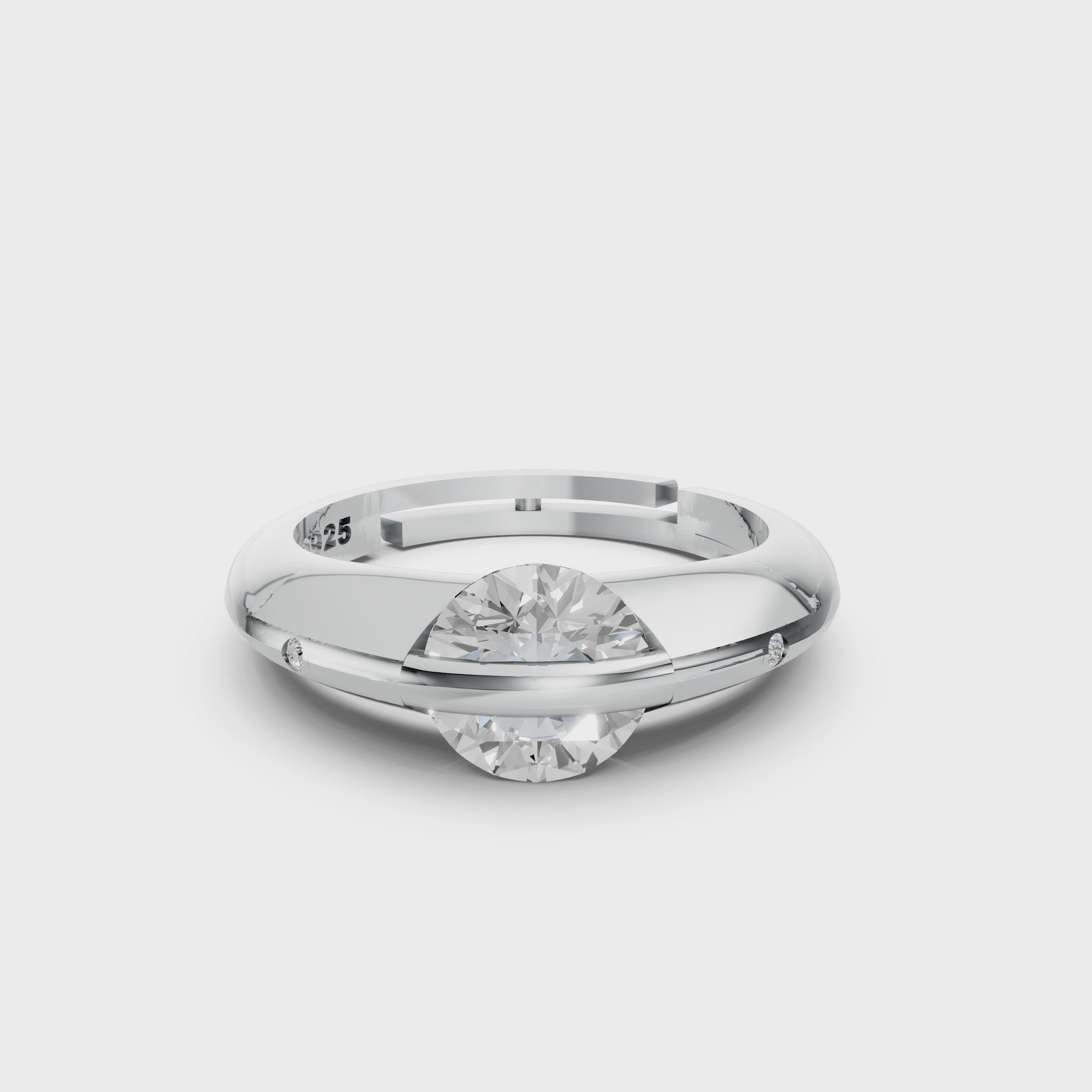 Orope's Star of the Universe 925 Pure Sterling Silver Ring