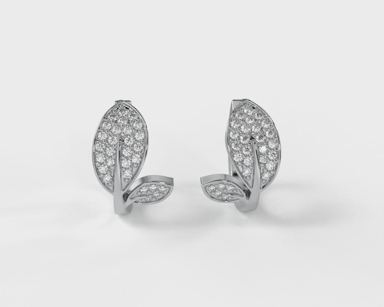 Orope's Luxe Bloom Stud Earrings Made With Pure 925 Silver