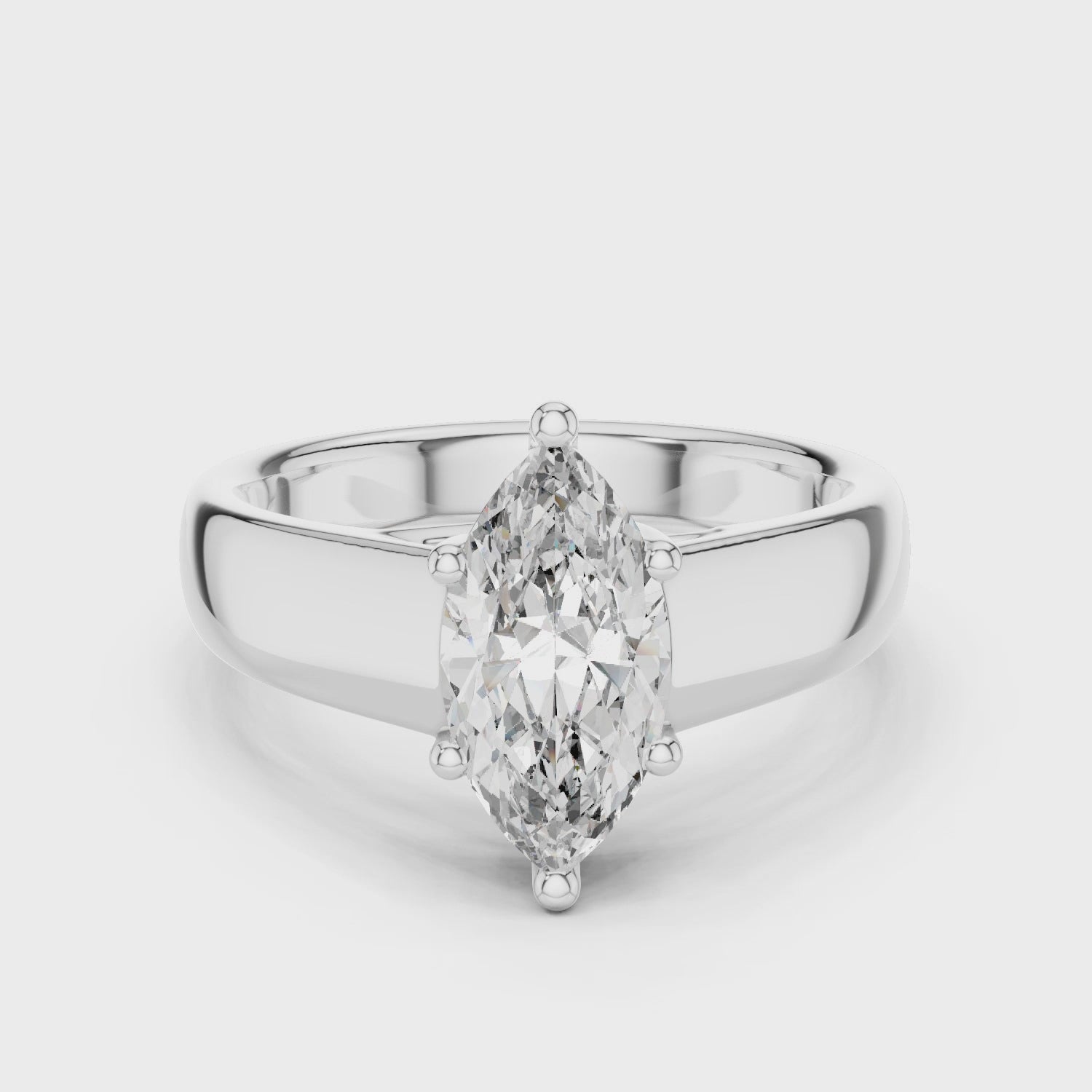 Oropé Classic Radiance Round Solitaire Ring | 925 Pure Sterling Silver