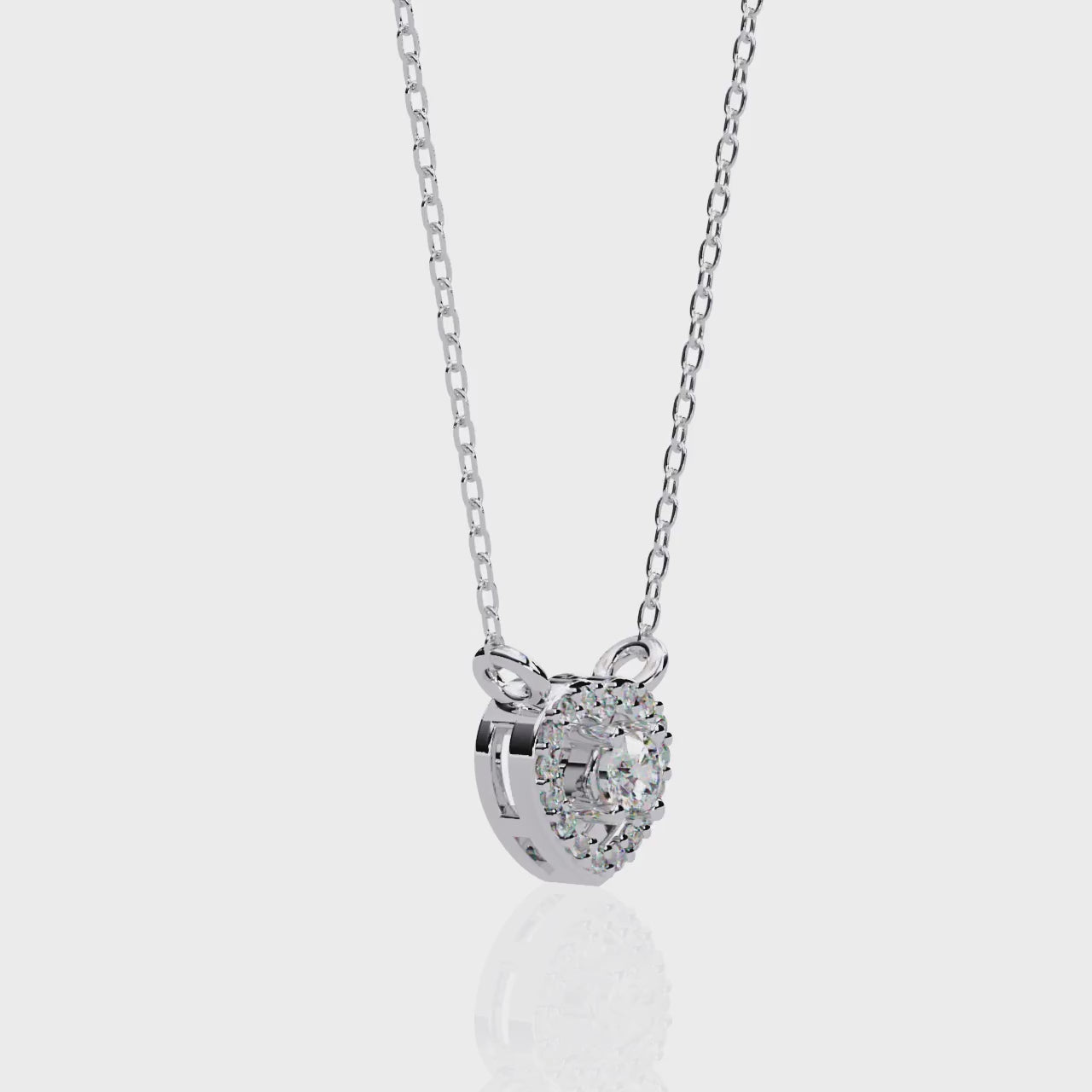 Everlasting Spark Heart Pendant | 925 Sterling Silver
