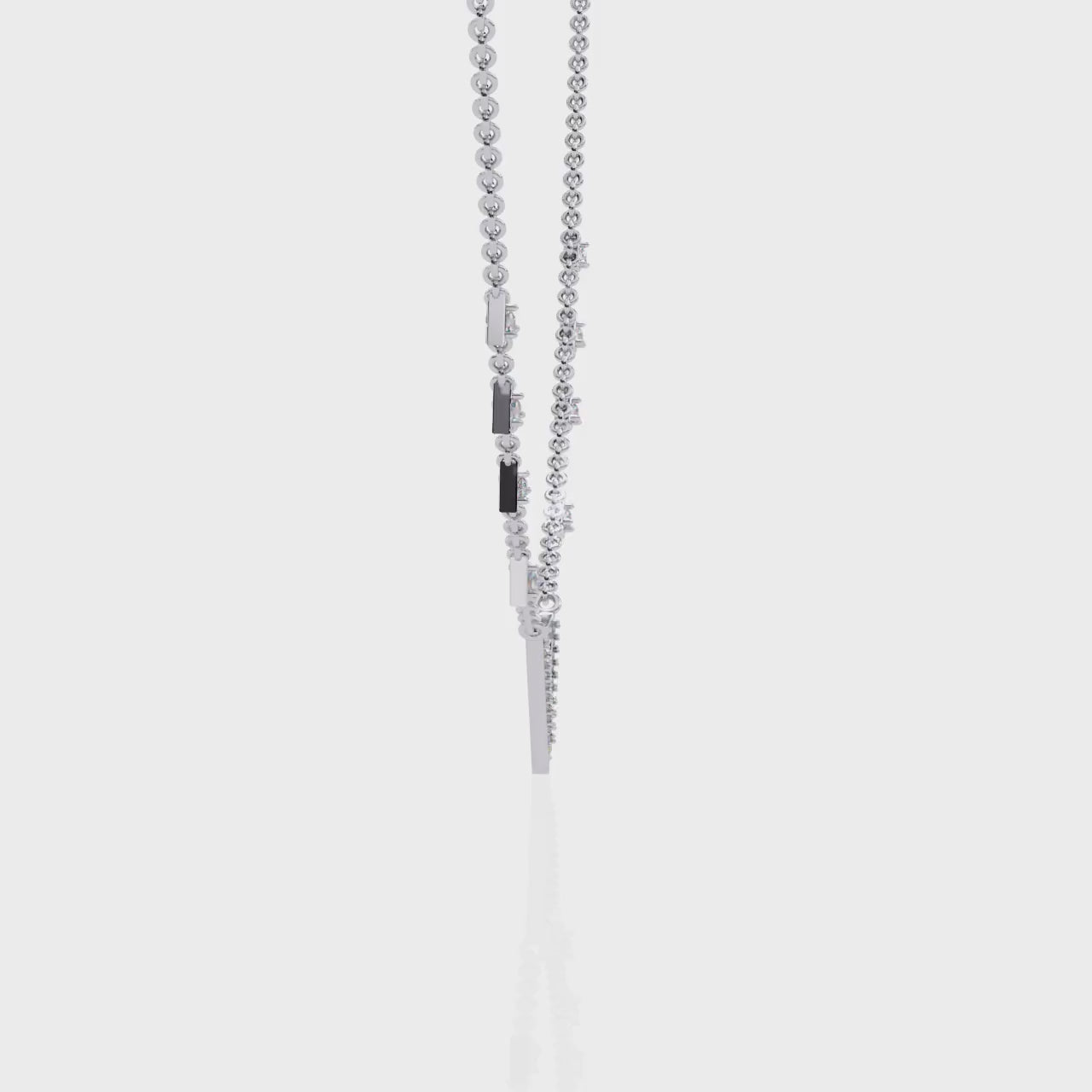 Minimalist Silver Triangle Charm Necklace | 925 Sterling Silver