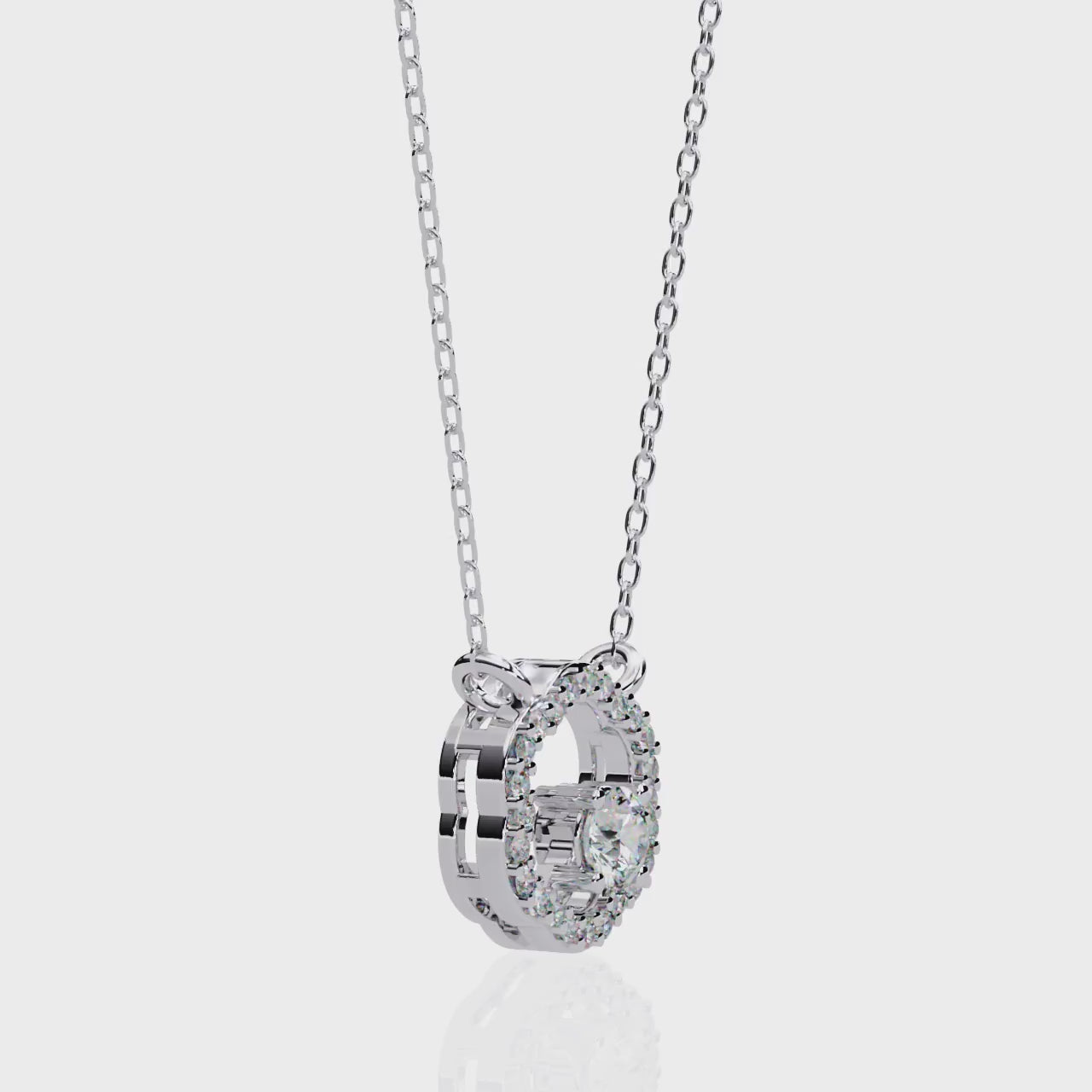 Bloom Halo Floral Pendant | 925 Sterling Silver