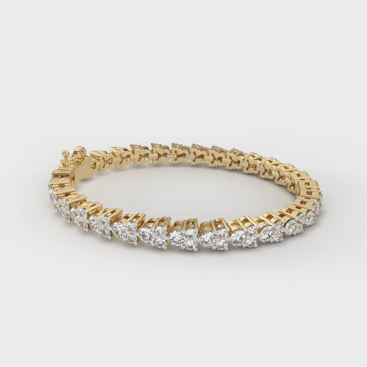 Diamond Look Tennis Bracelet