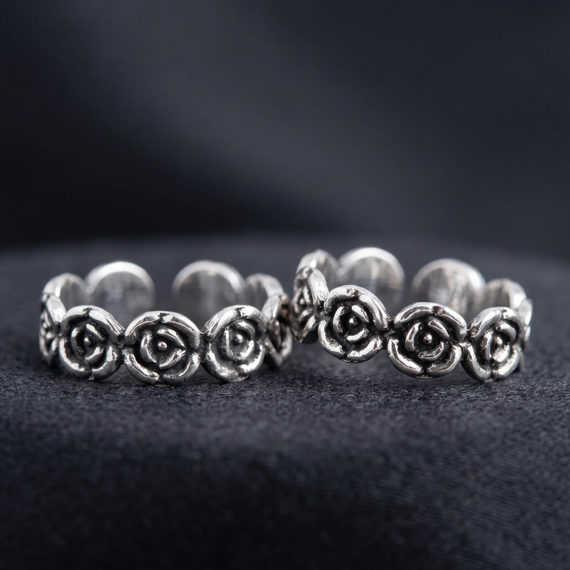 toe ring silver