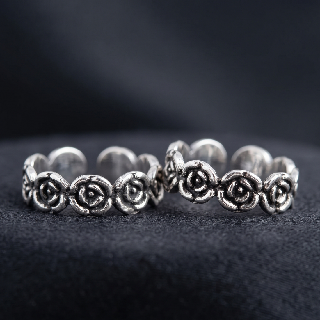 toe ring silver