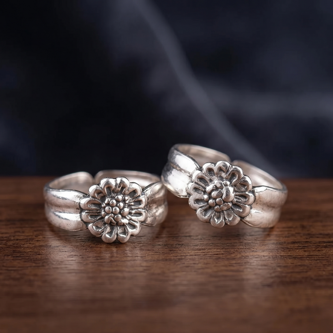 toe ring silver