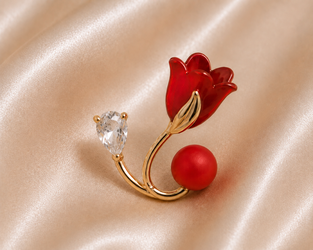 enamel stud earrings