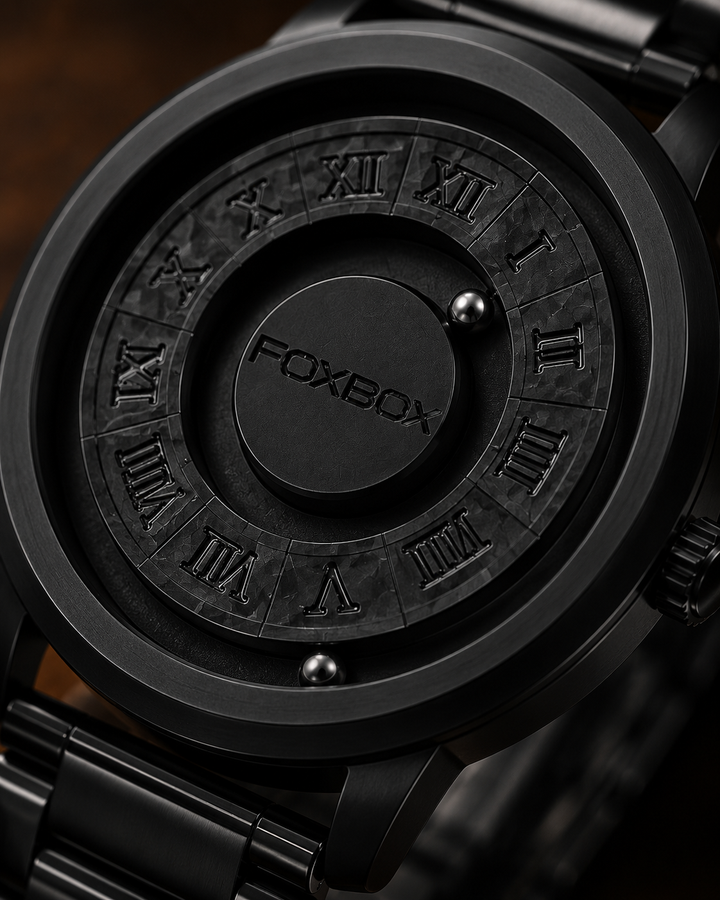 all black dial watch men