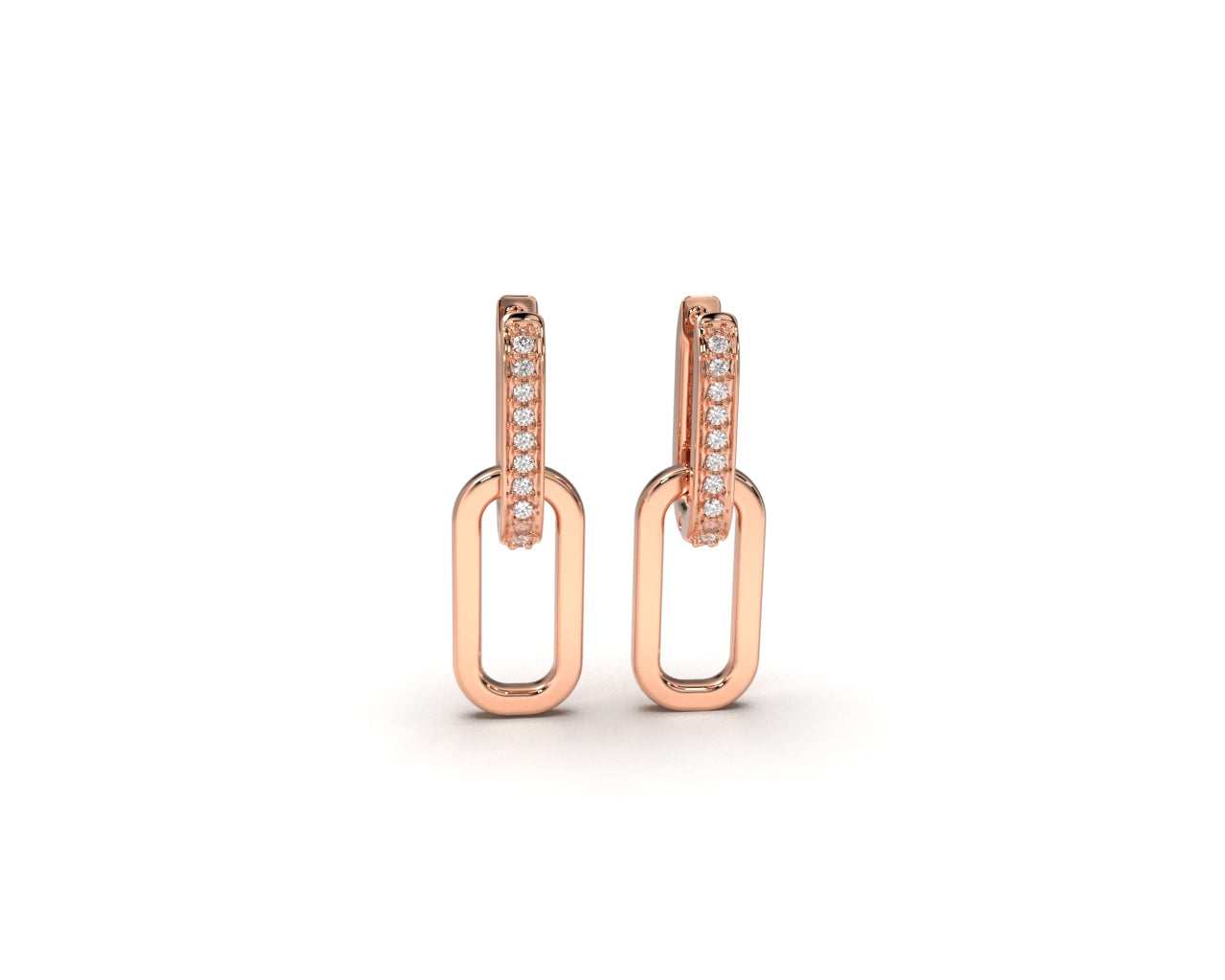 rose gold earring for gifting