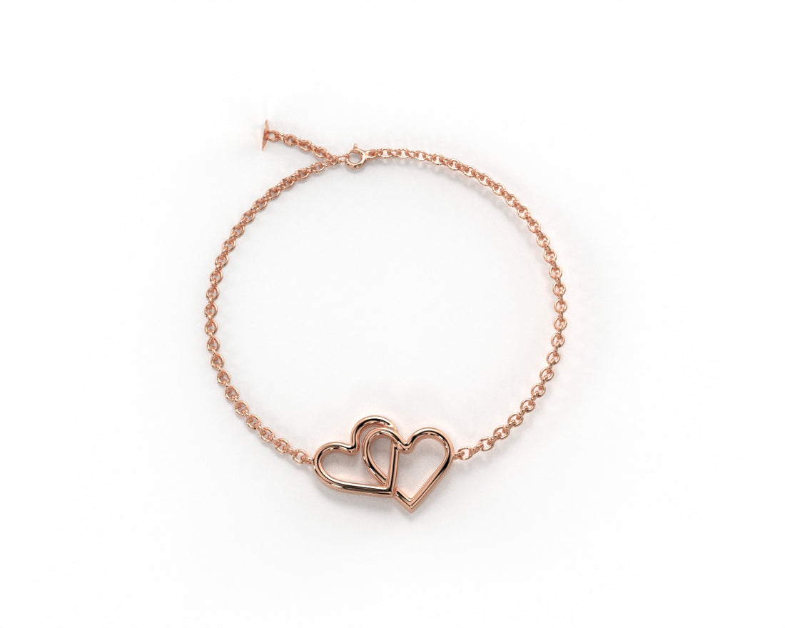rose gold anklet 