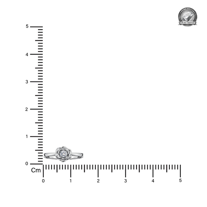 Orope's Blooming Grace Adjustable Ring made with 925 Pure Sterling Silver