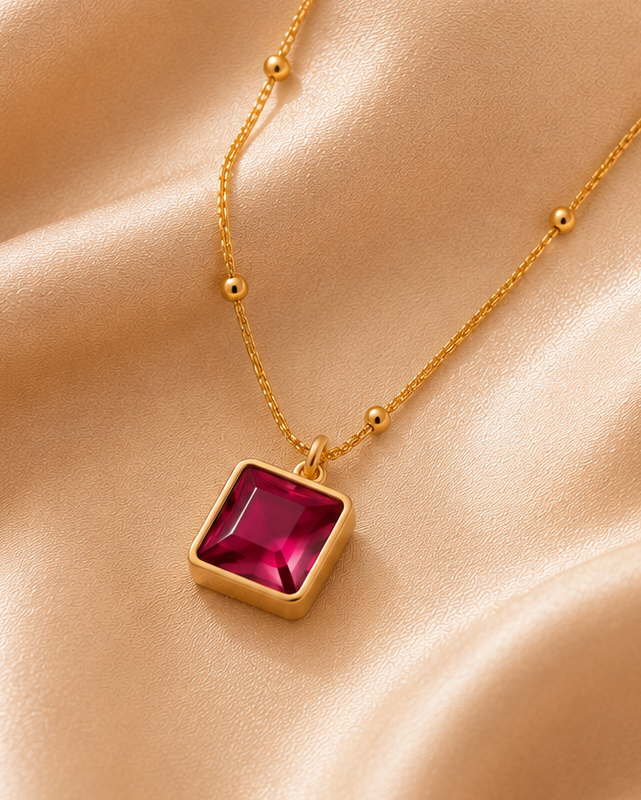 demi fine pendant necklace