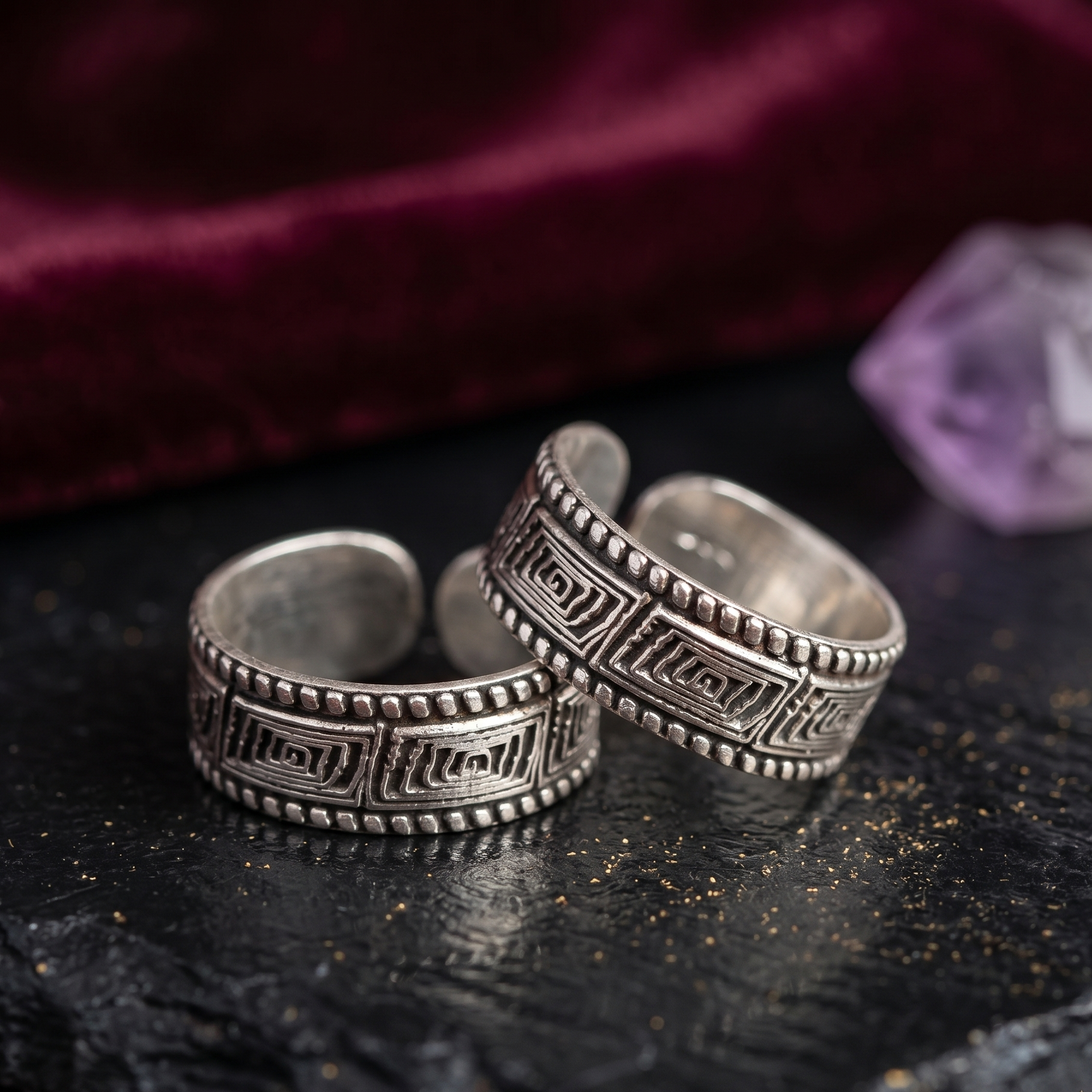 indian toe rings designs