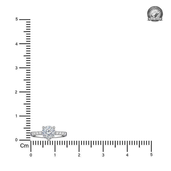 Orope's Starlight Vow Ring made with 925 Pure Sterling Silver