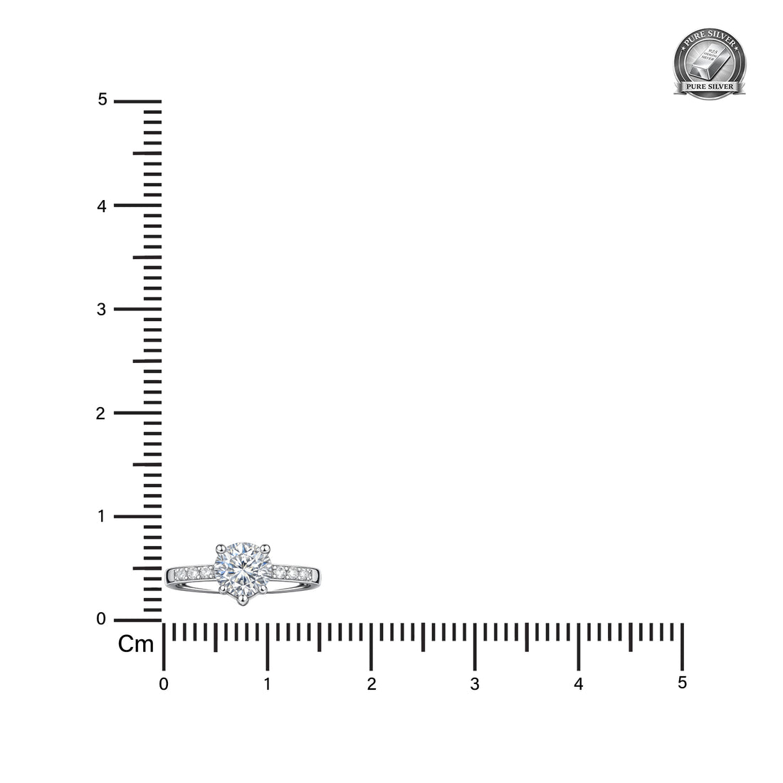 Orope's Starlight Vow Ring made with 925 Pure Sterling Silver