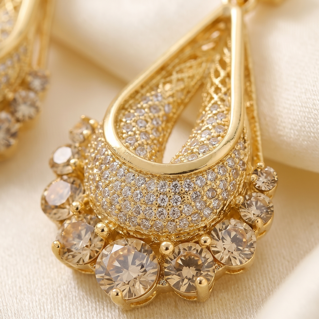 demi fine teardrop earrings