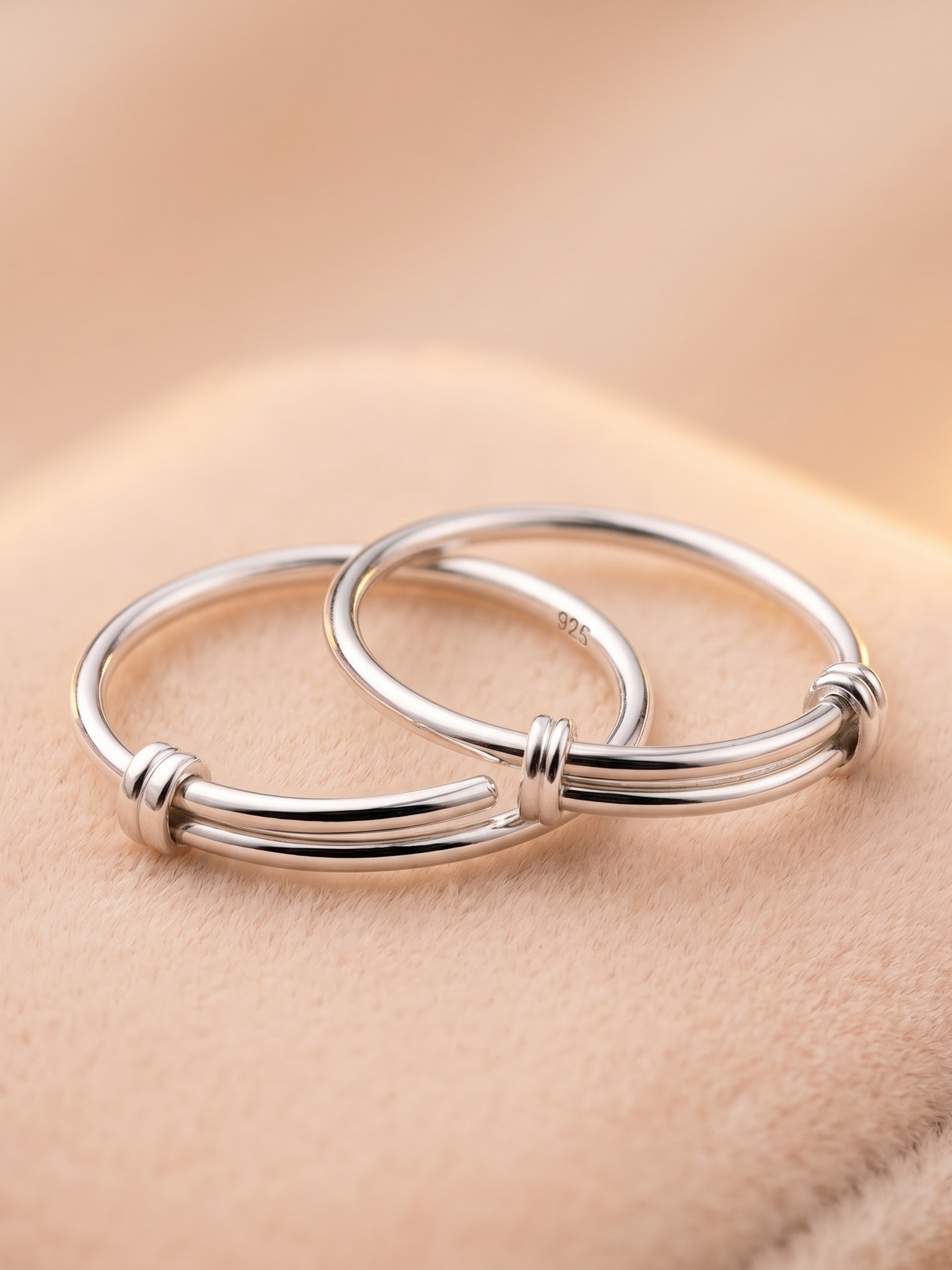 toe rings pure silver