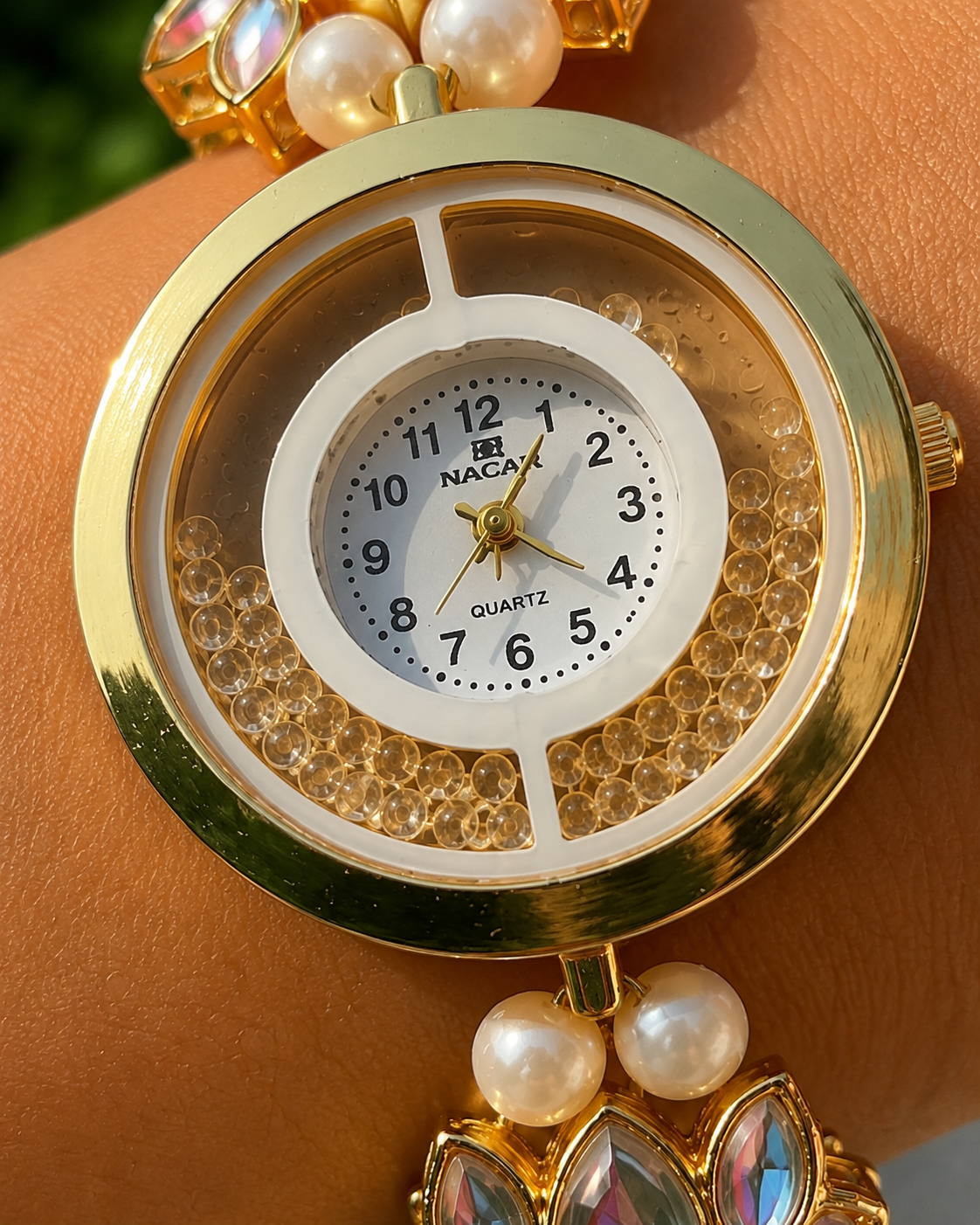 kundan jewellery watch women