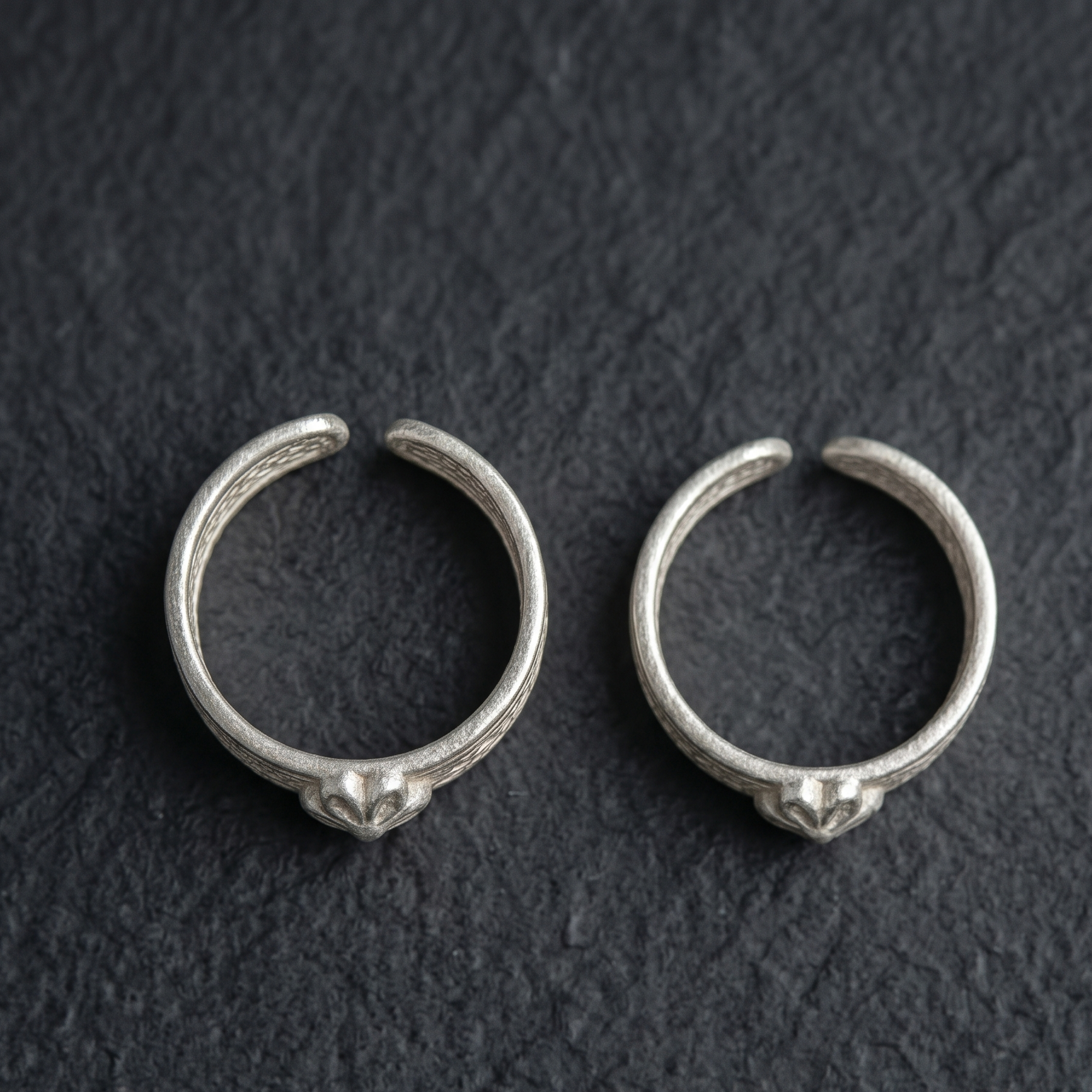 pure silver toe ring