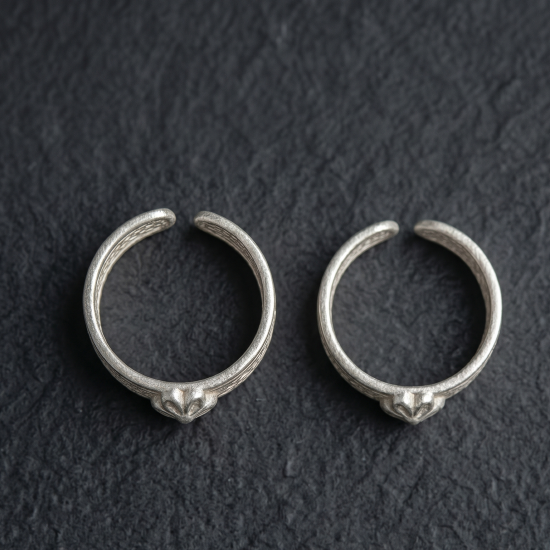 pure silver toe ring
