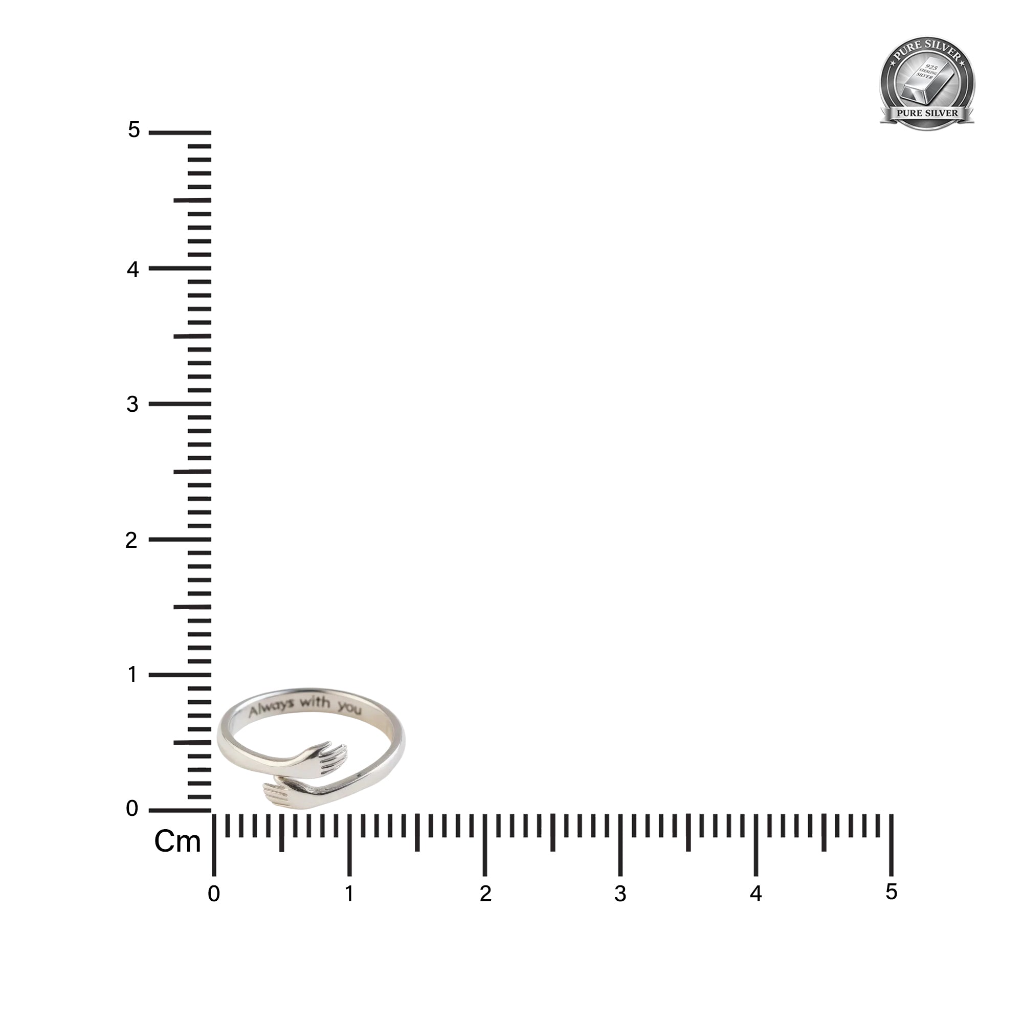 Orope's Wrapped in love 925 pure Hallmarked silver ring